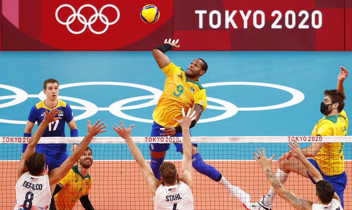 Alan de Souza - seleção brasileira de vôlei - Olimpíada de Tóquio 2020