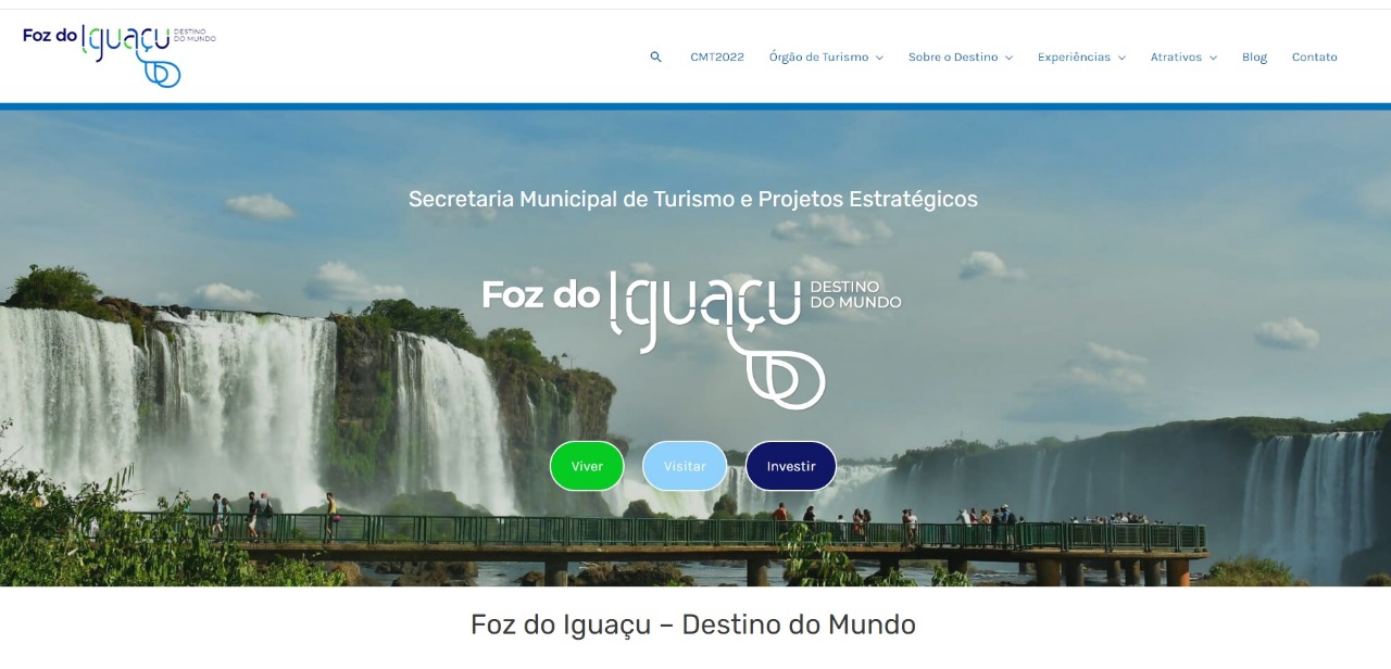 El sitio web de Foz do Iguaçu, destino del mundo, está disponible en cinco idiomas – Jornal do Oeste
