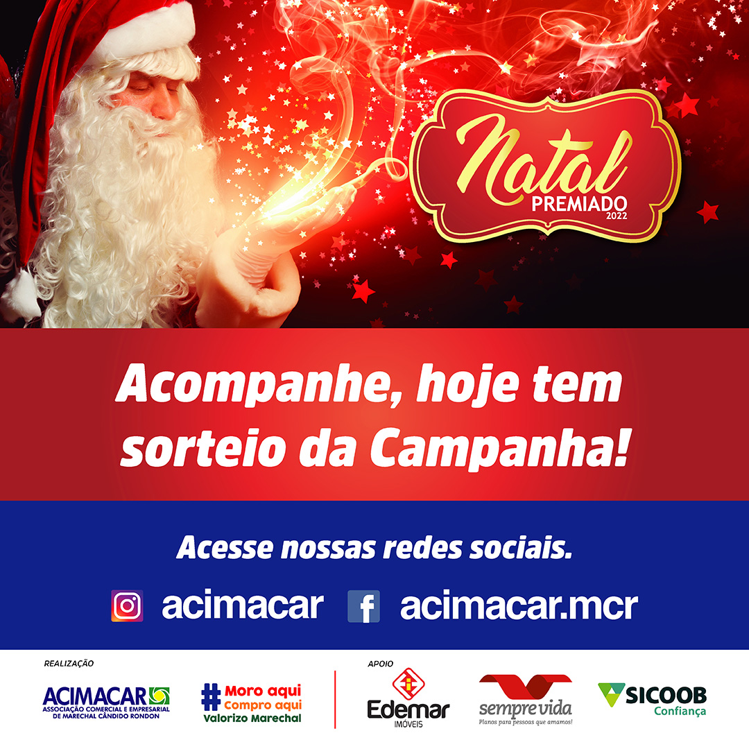 Sorteio Campanha Natal dos Sonhos 2022 – Santana 360 graus