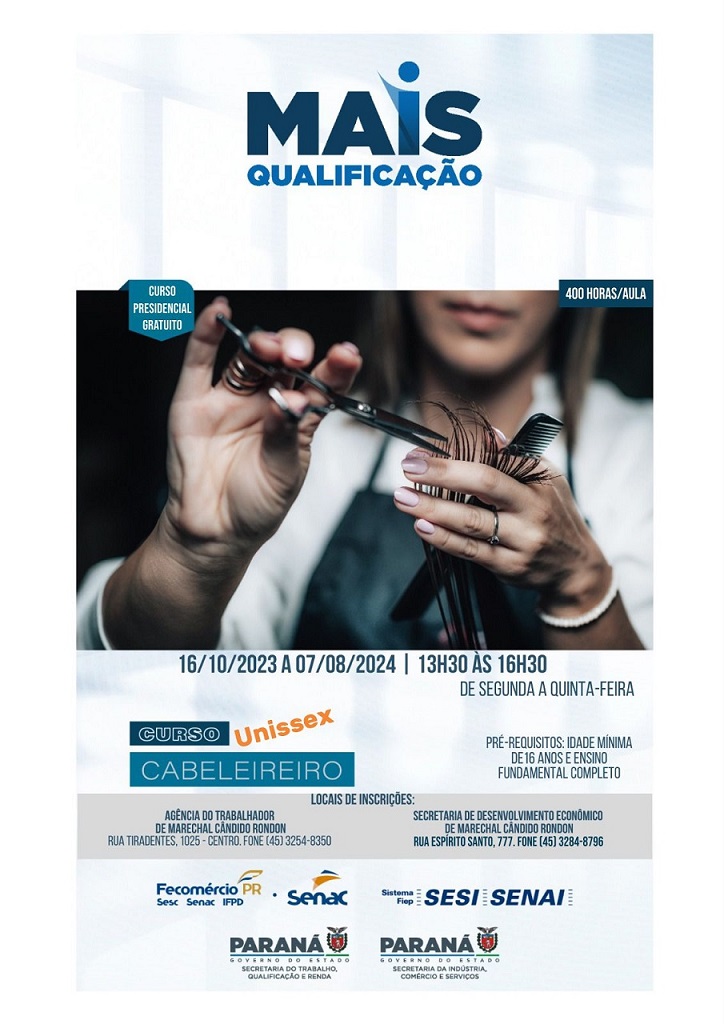 Curso Livre - Cabeleireiro - Senac São Paulo