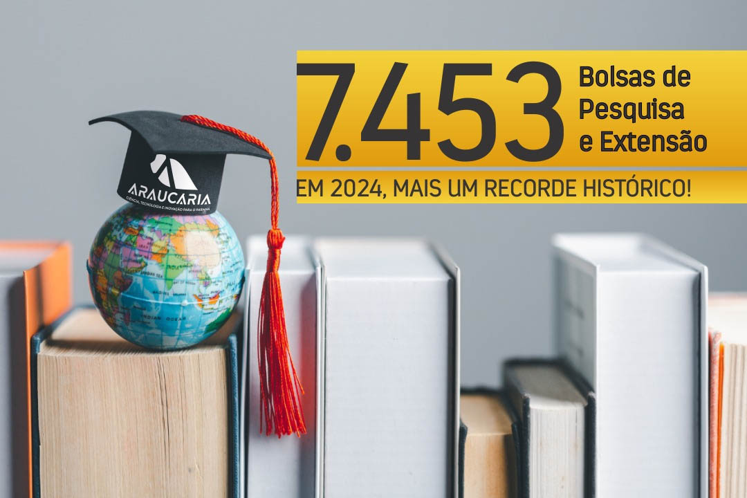 Fundação Araucária bate novo recorde histórico de concessão de bolsas de pesquisa  