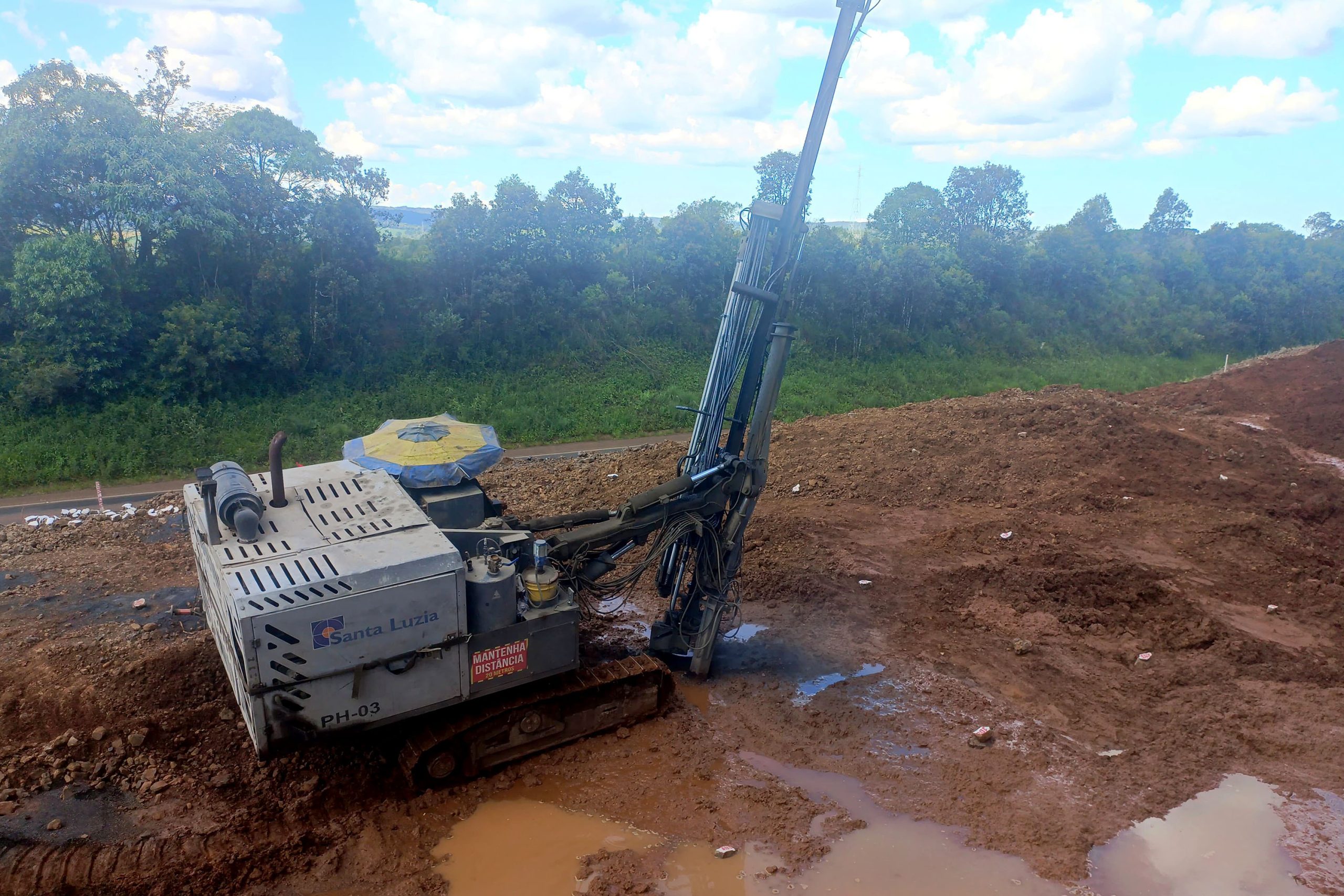 detonação de rochas