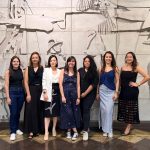 Mulheres na Ciência: 37 pesquisadoras e 26 bolsistas atuam no Simepar - Na foto, Danieli Ferreira, Luciane Pinheiro, Vanessa DÁvila, Ana Paula Rocha, Fernanda Verdelho, Sheila Paz e Júlia Munhoz. Foto: Simepar