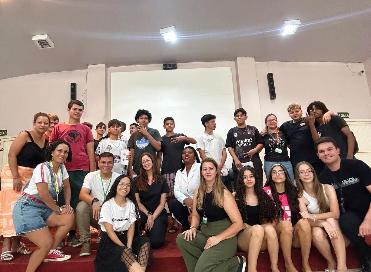 A Secretaria de Políticas para Infância, Juventude, Mulher, Família e Desenvolvimento Humano realizou um evento de conscientização sexual para os jovens do município Crédito: Divulgação