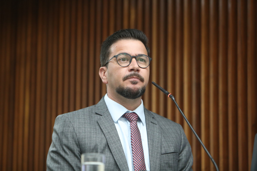 Deputado Arilson Chiorato (PT), líder da Oposição na Casa.Créditos:Orlando Kissner/Alep