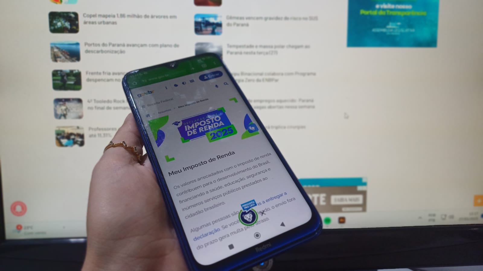 Declaração do Imposto de renda 2025