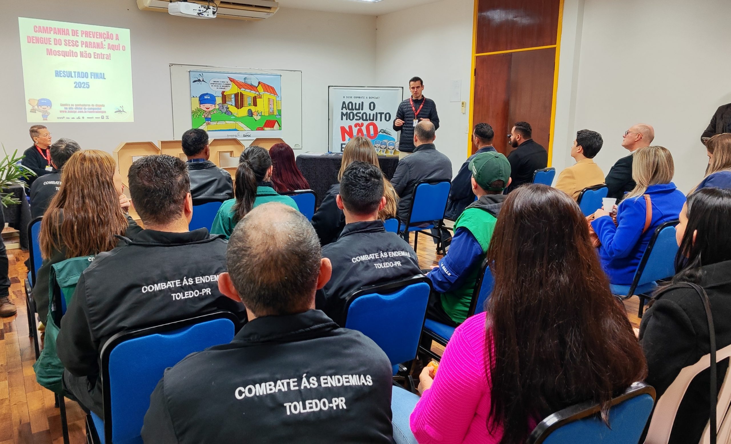 A premiação ocorreu nas instalações do Sesc Toledo Crédito: Janaí Vieira