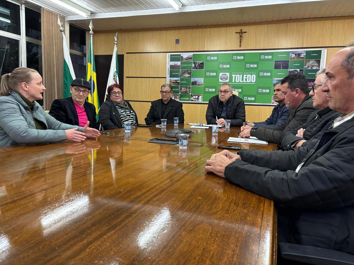 Reunião no Gabinete definiu alguns detalhes para a liberação das emendas Crédito: Prefeitura de Toledo