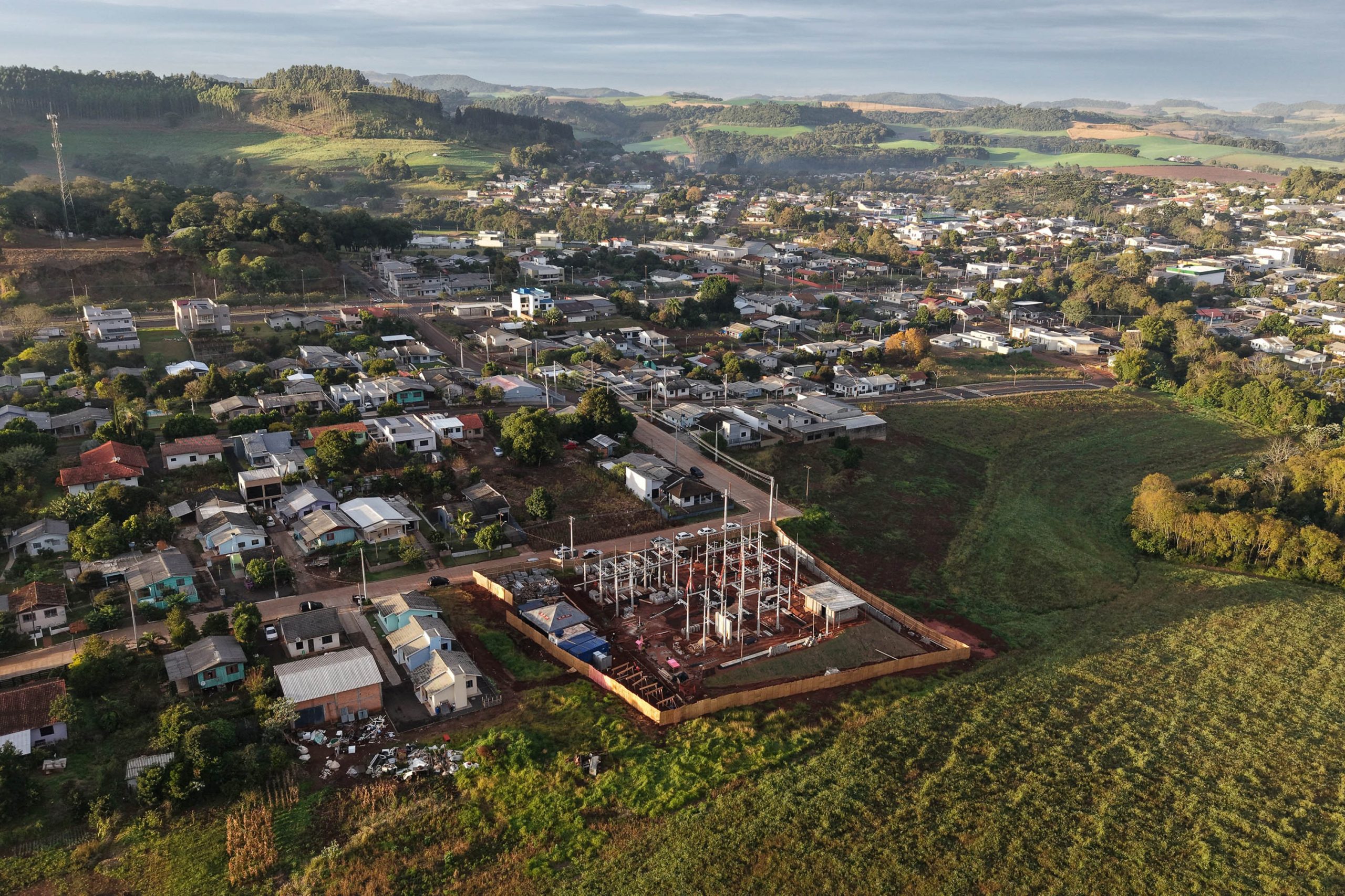 Obras estruturantes da Copel levam mais energia ao Sudoeste paranaense - Vitorino Crédito: Copel