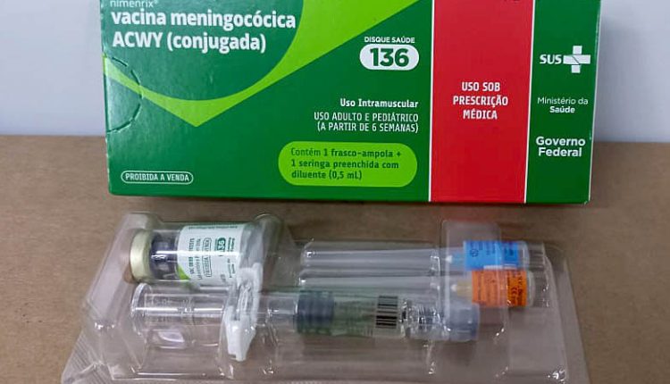 A vacina ACWY já é indicada também para adolescentes de 11 a 14 anos, com aplicação em dose única Crédito: Sesa/AEN