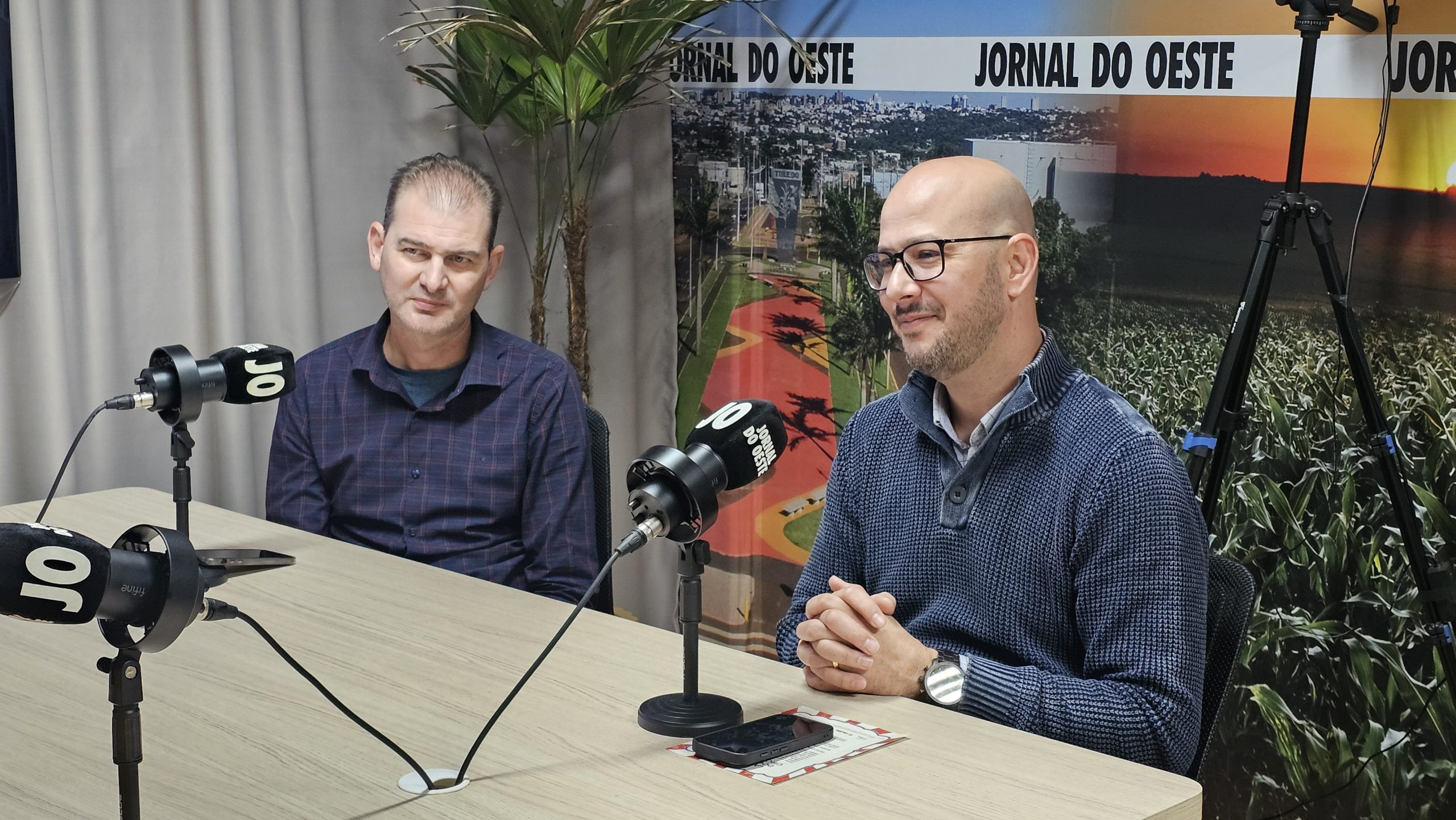 Ademir Kopeginski e Cristiano Rocha falaram da importância de buscar a informação sobre o assunto Crédito: Marcelo Rocha