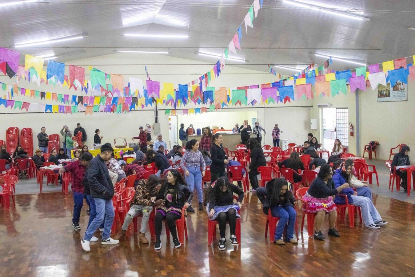 Evento foi realizado no ginásio do Centro de Revitalização da Terceira Idade (Certi) da Vila Pioneiro Crédito: Fabio Ulsenheimer/ Prefeitura de Toledo