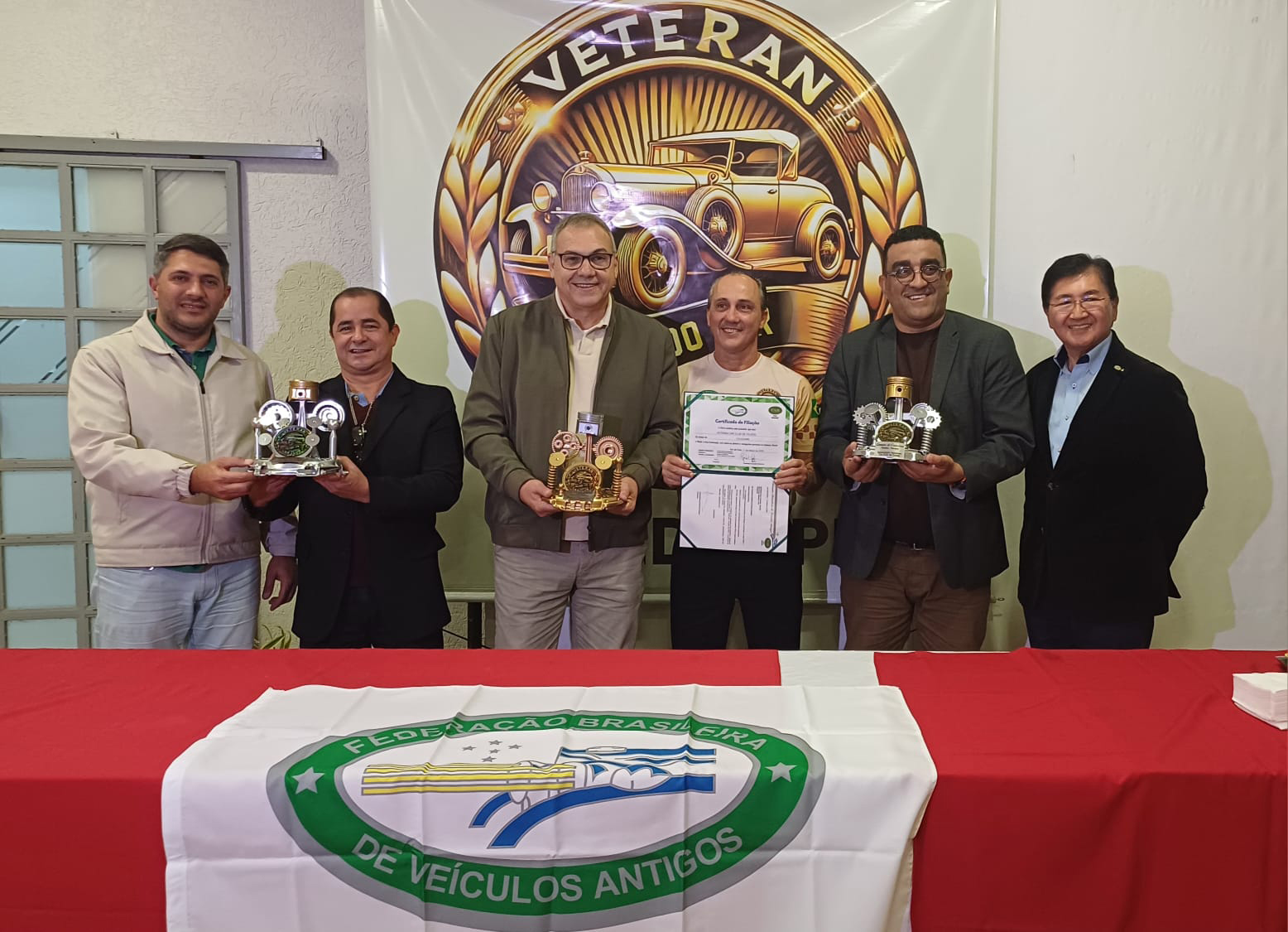 Além do reconhecimento e apoio do poder público, o Veteran Car Club recebe certificação da FBVA Crédito: Joana Magnabosco