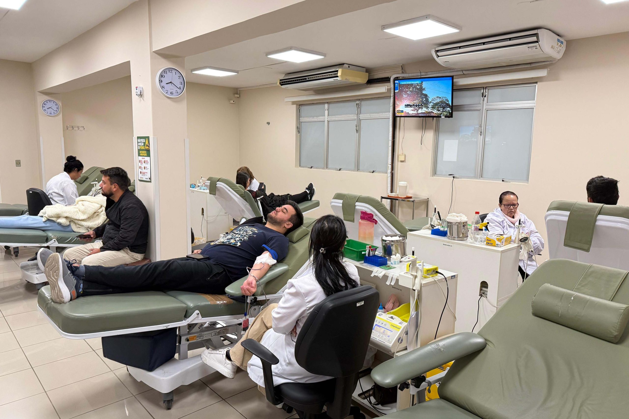 242 mil paranaenses são doadores de sangue; percentual está acima da média nacional Crédito: SESA/ARQUIVO AEN