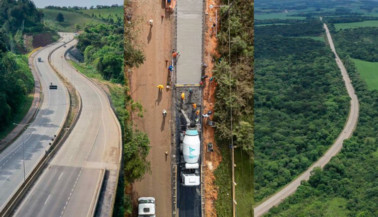 Com 500 quilômetros, Paraná tem maior programa de rodovias de concreto do Brasil Crédito: DER-PR