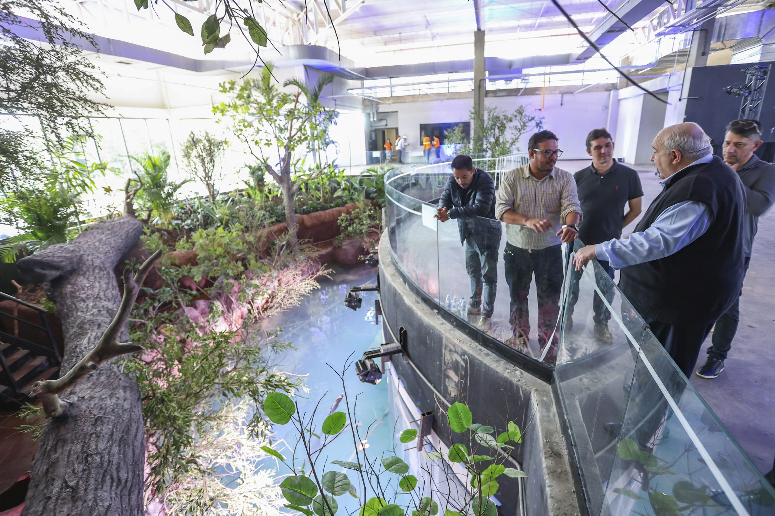 O AquaFoz está em fase final de construção Crédito: Daniel Castellano/AEN