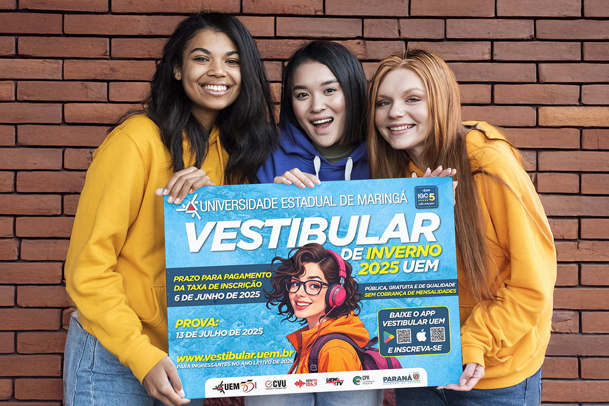 UEM divulga concorrência do Vestibular de Inverno; medicina tem 628 candidatos por vaga Crédito: UEM