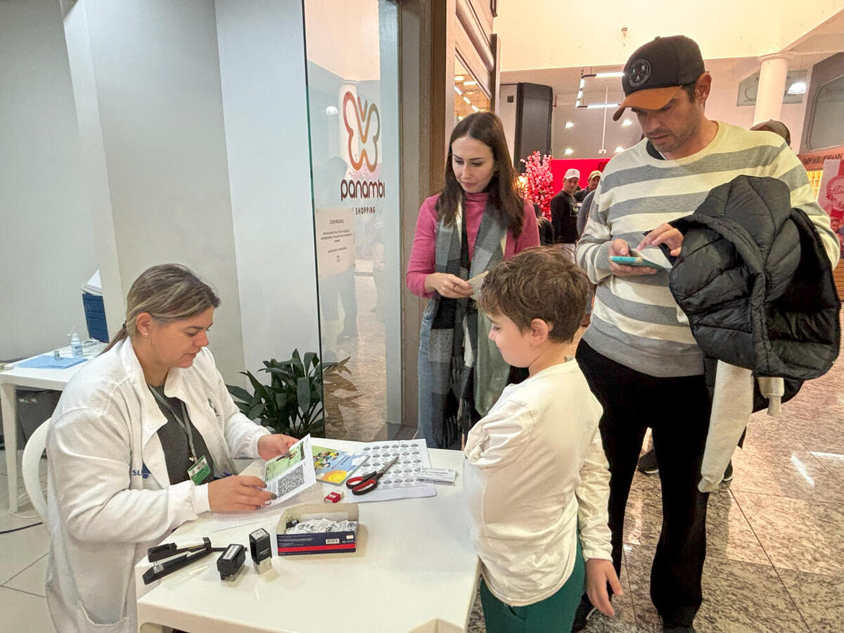 Serão aplicadas doses contra a Influenza em todas as pessoas com mais de 6 meses de idade que ainda não foram vacinadas em 2025 Crédito: Prefeitura de Toledo