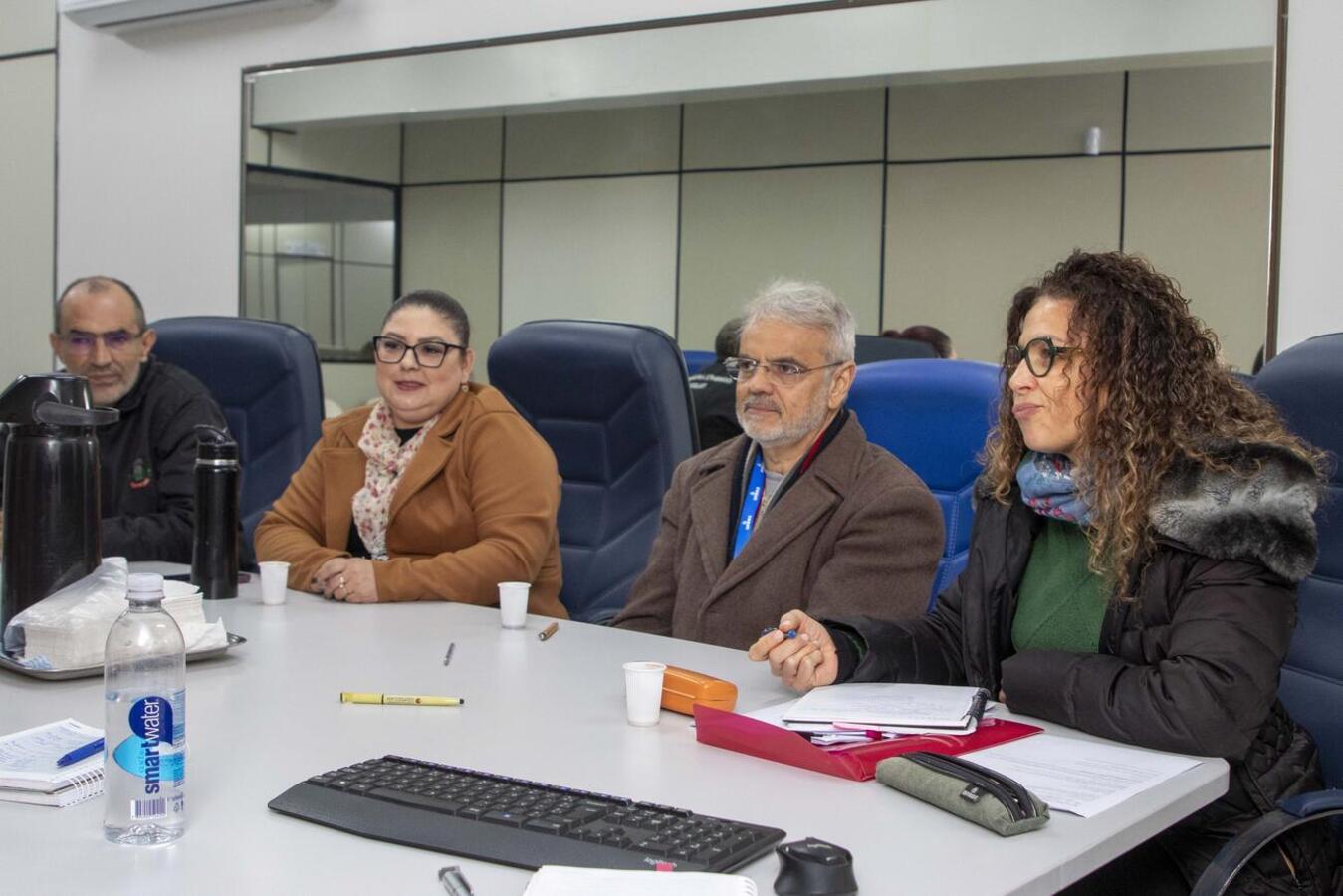 Encontro com representantes da UFRGS abordou o o programa Saúde com Agente e reuniu representantes da Atenção Primária Crédito: Fabio Ulsenheimer/Prefeitura de Toledo