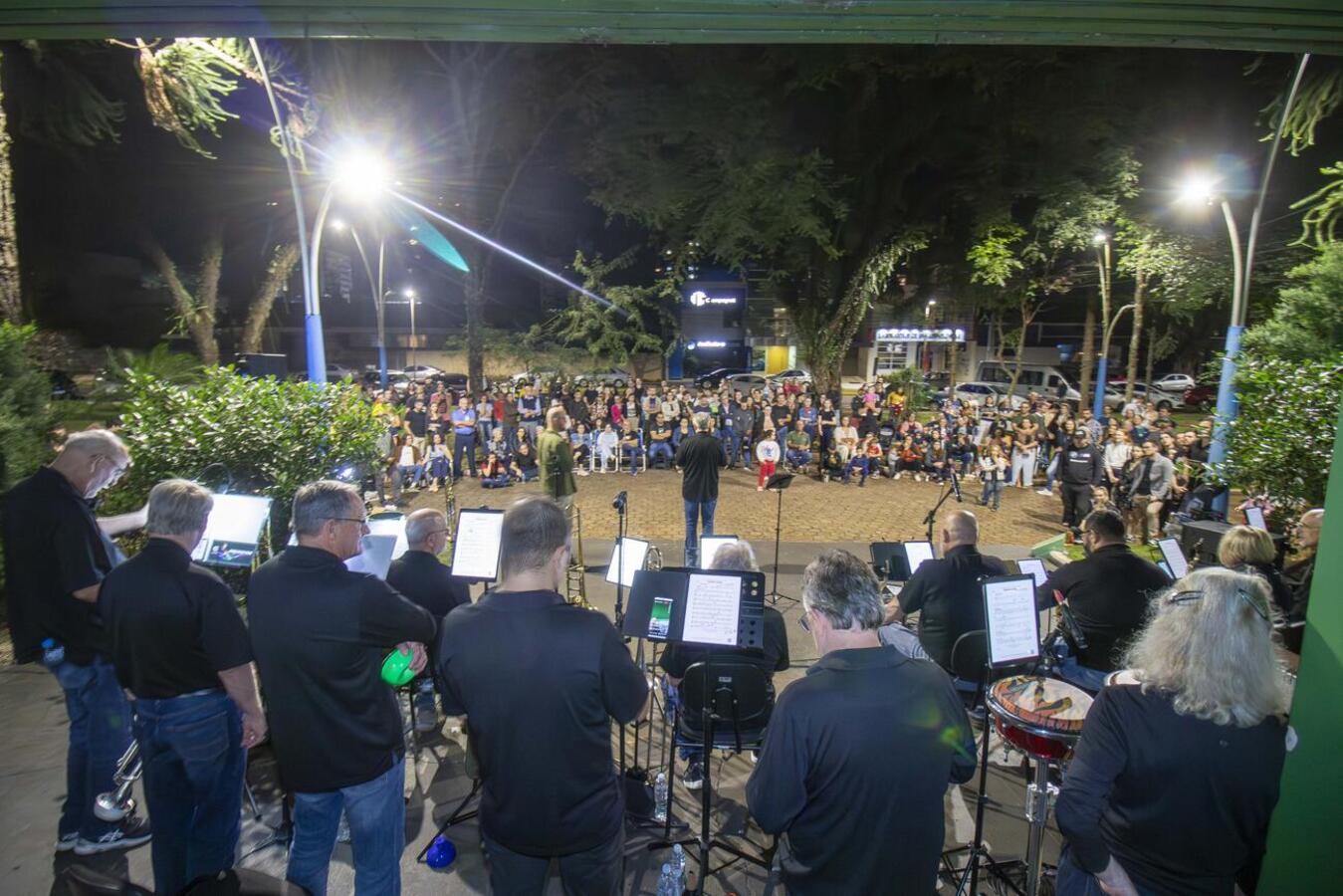 Um workshop para alunos e professores da Casa da Cultura e uma apresentação para o público em geral sela a participação dos músicos em Toledo Crédito: Fábio Ulsenheimer/ Prefeitura de Toledo