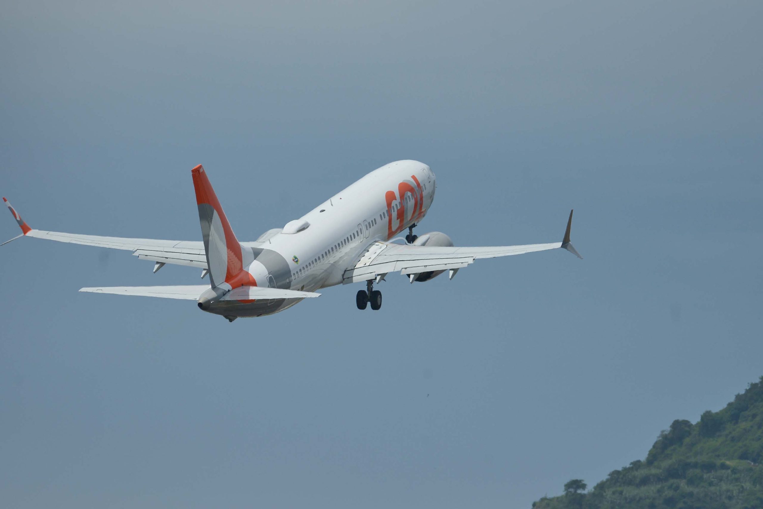 Rio de Janeiro (RJ), Negócios, Aviação- Vôo inaugoral do 737-MAX, pela GOL Linhas Aéreas. Pouso e decolagem no Aeroporto Santos Dumont (SDU). Em 14?02?2021. Foto: Wagner Assis/Cedro Photos Crédito: Divulgação GOL