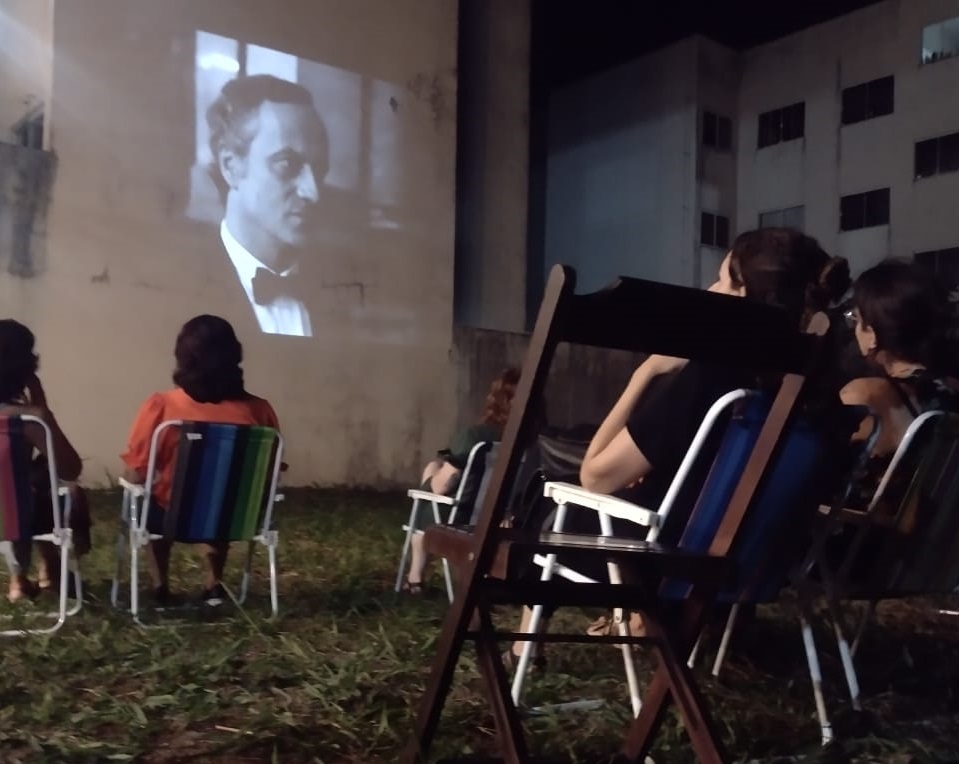 O Cine Céu Aberto é uma iniciativa da Secretaria da Cultura, por meio da Lei Aldir Blanc, do Ministério da Cultura Crédito: Assessoria