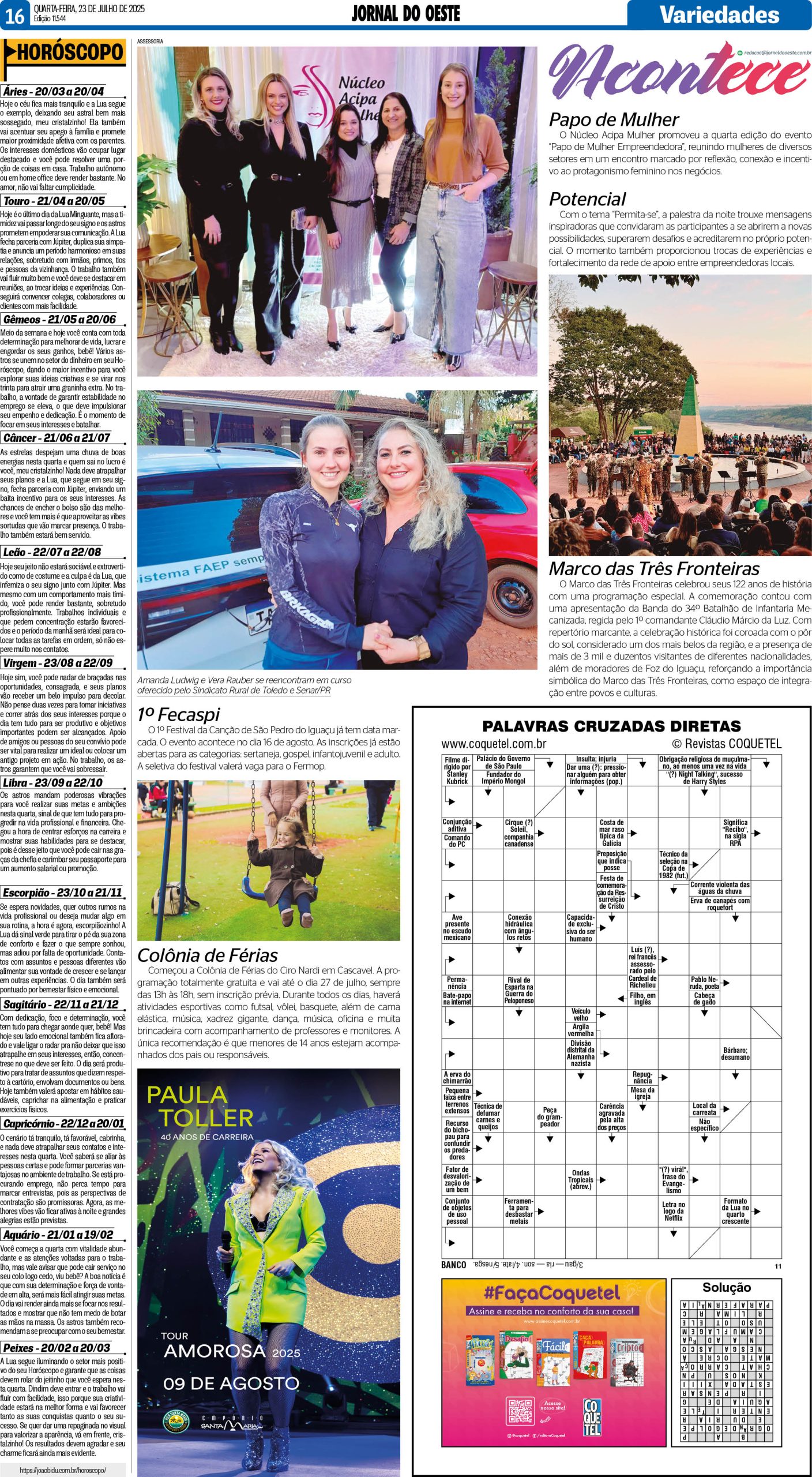 Acontece 23.07.2025