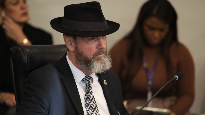 Deputado Tito Barichello (União), líder do Bloco Parlamentar Temático da Segurança Pública da Assembleia Legislativa do Paraná. Créditos: Valdir Amaral/Alep