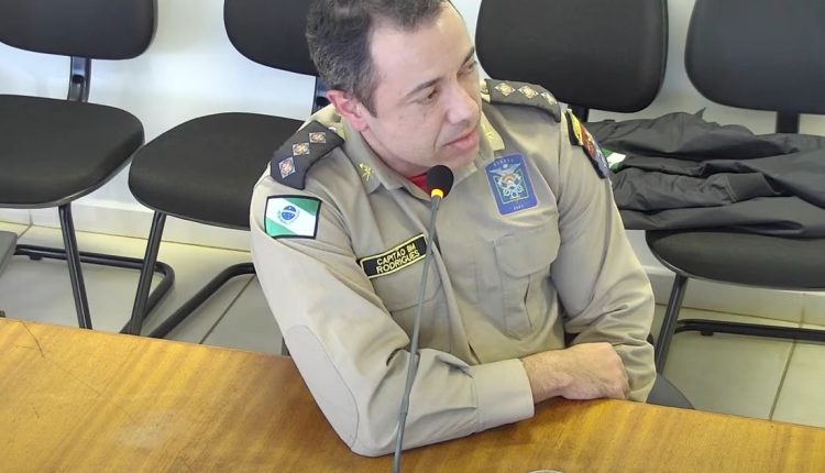 Capitão Rodrigues pontou algumas mudanças necessárias para garantir mais segurança Crédito: Reprodução/Youtube