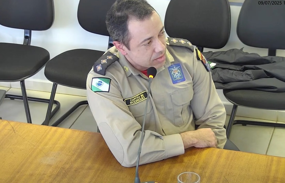 Capitão Rodrigues pontou algumas mudanças necessárias para garantir mais segurança Crédito: Reprodução/Youtube