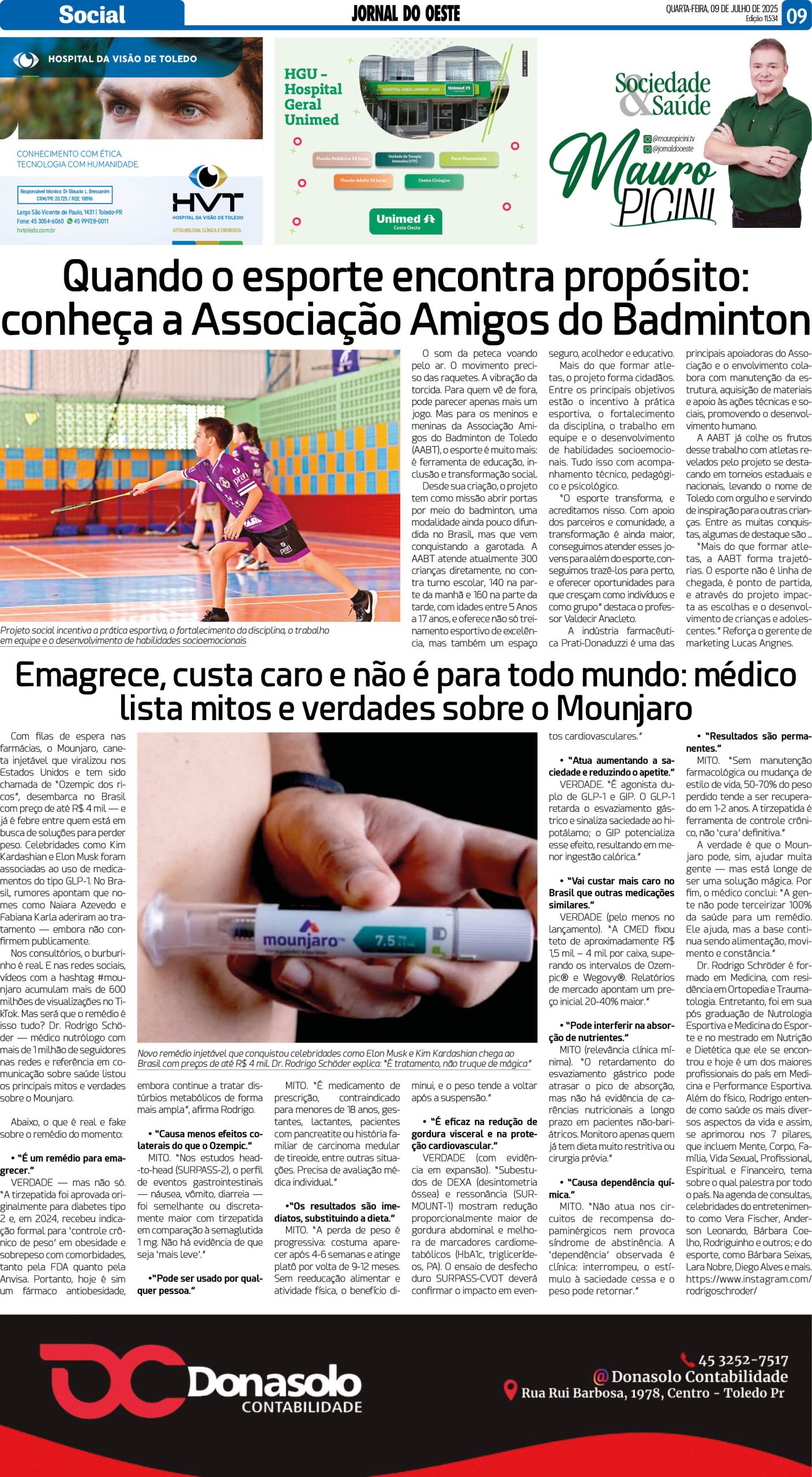 Coluna Mauro Picini 09.07.2025