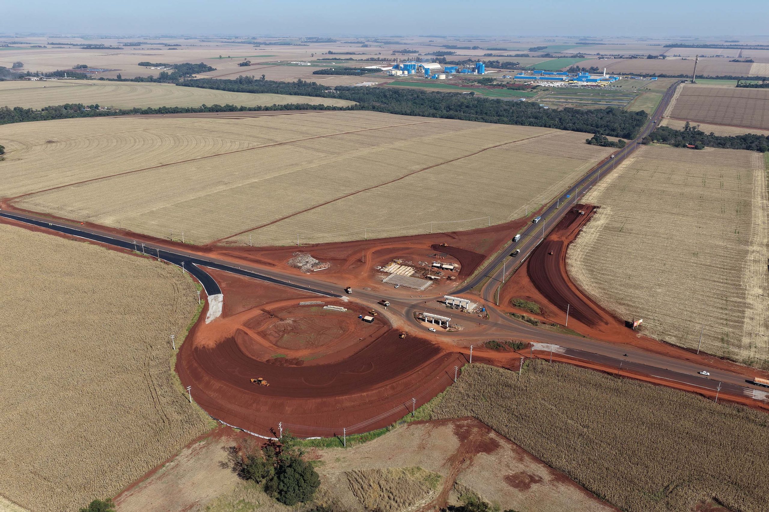 Obras de Contorno de Palotina provocam alterações no trânsito a partir de sábado Crédito: C.Vale