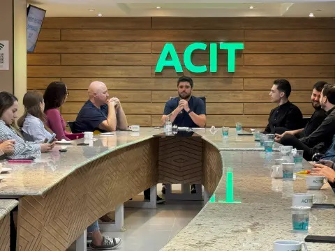A reunião do Conselho aconteceu na manhã de terça-feira Crédito: Acit