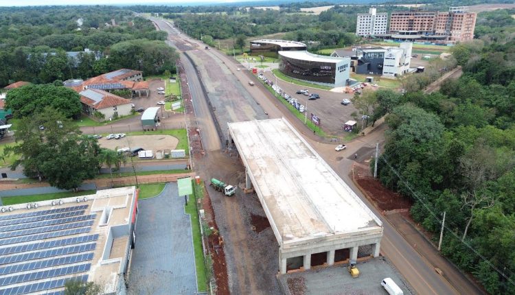 Duplicação da Rodovia das Cataratas chega a 53,1% com serviços em todo o trecho Crédito: SEIL-PR