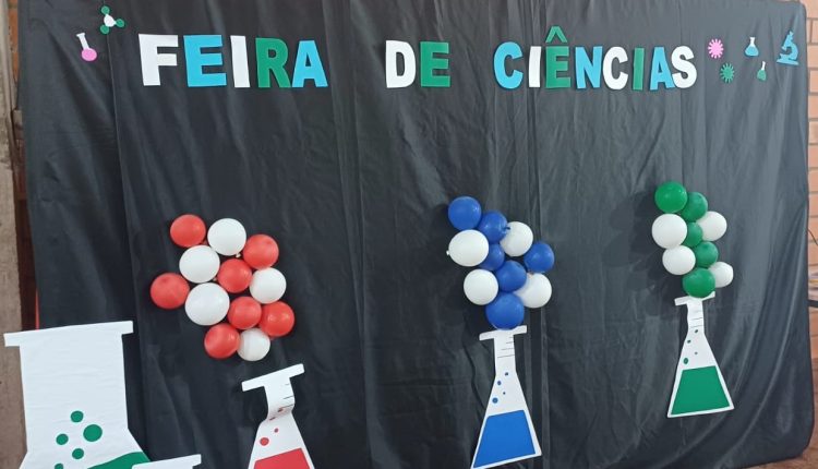 Estudantes de Novo Sobradinho apresentaram projetos de ciências em atividade prática Créditos: Joana Magnabosco