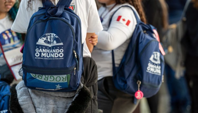 Ganhando o Mundo divulga primeiros classificados da edição com 2 mil alunos de 2026 Crédito: Lucas Fermin/SEED-PR