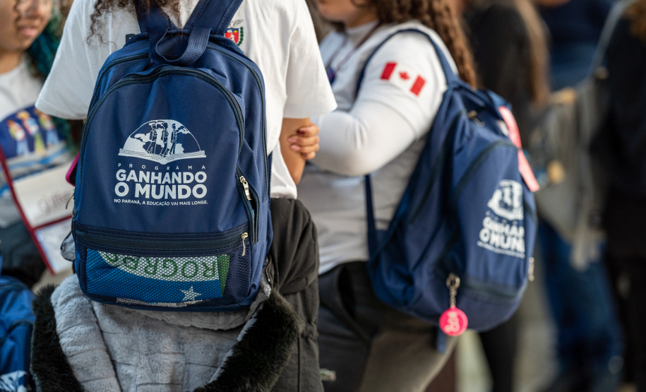 Ganhando o Mundo divulga primeiros classificados da edição com 2 mil alunos de 2026 Crédito: Lucas Fermin/SEED-PR