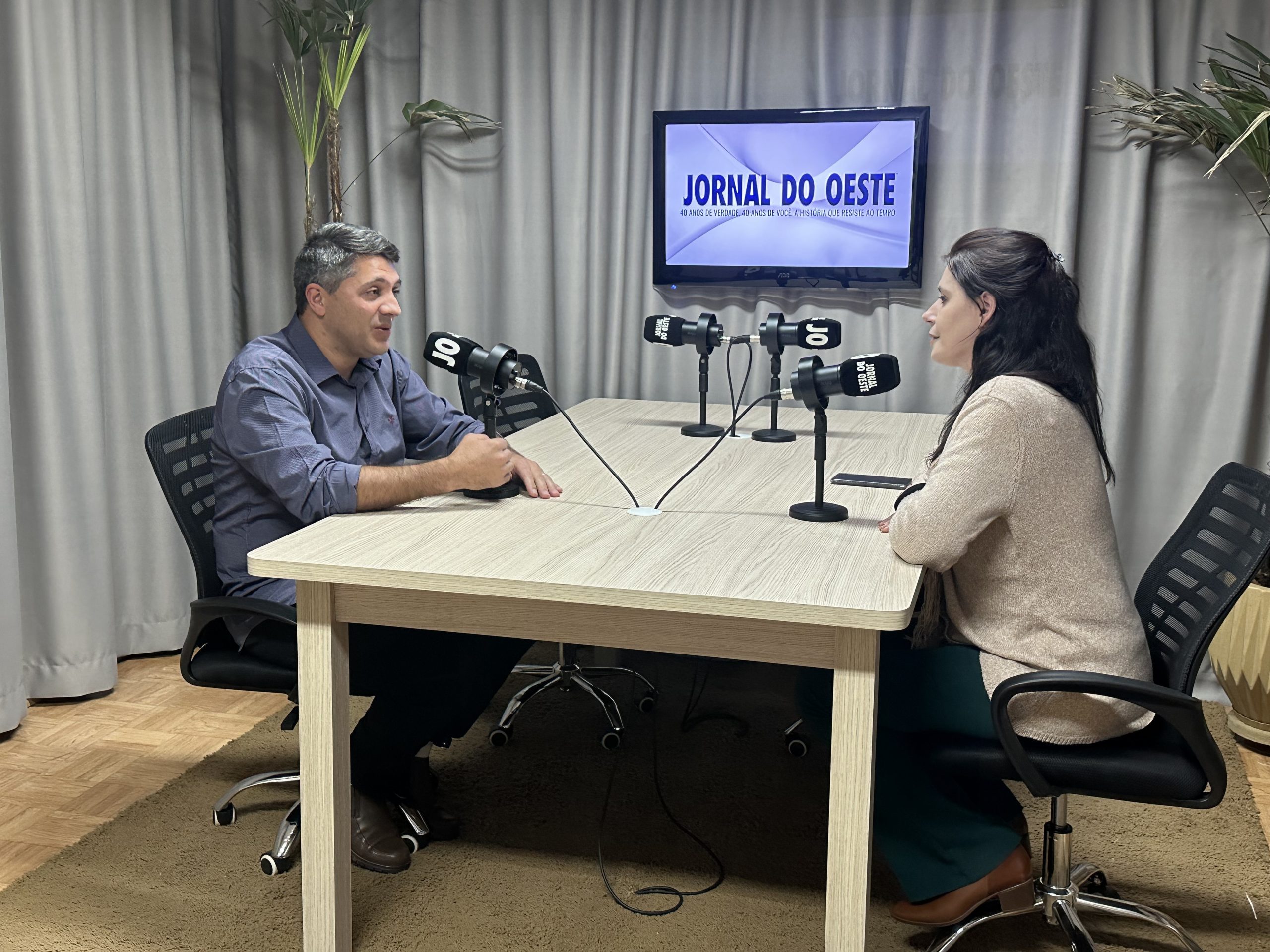 O parlamentar avaliou o seu trabalho na Câmara de Vereadores de Toledo. Créditos: Graciela Souza