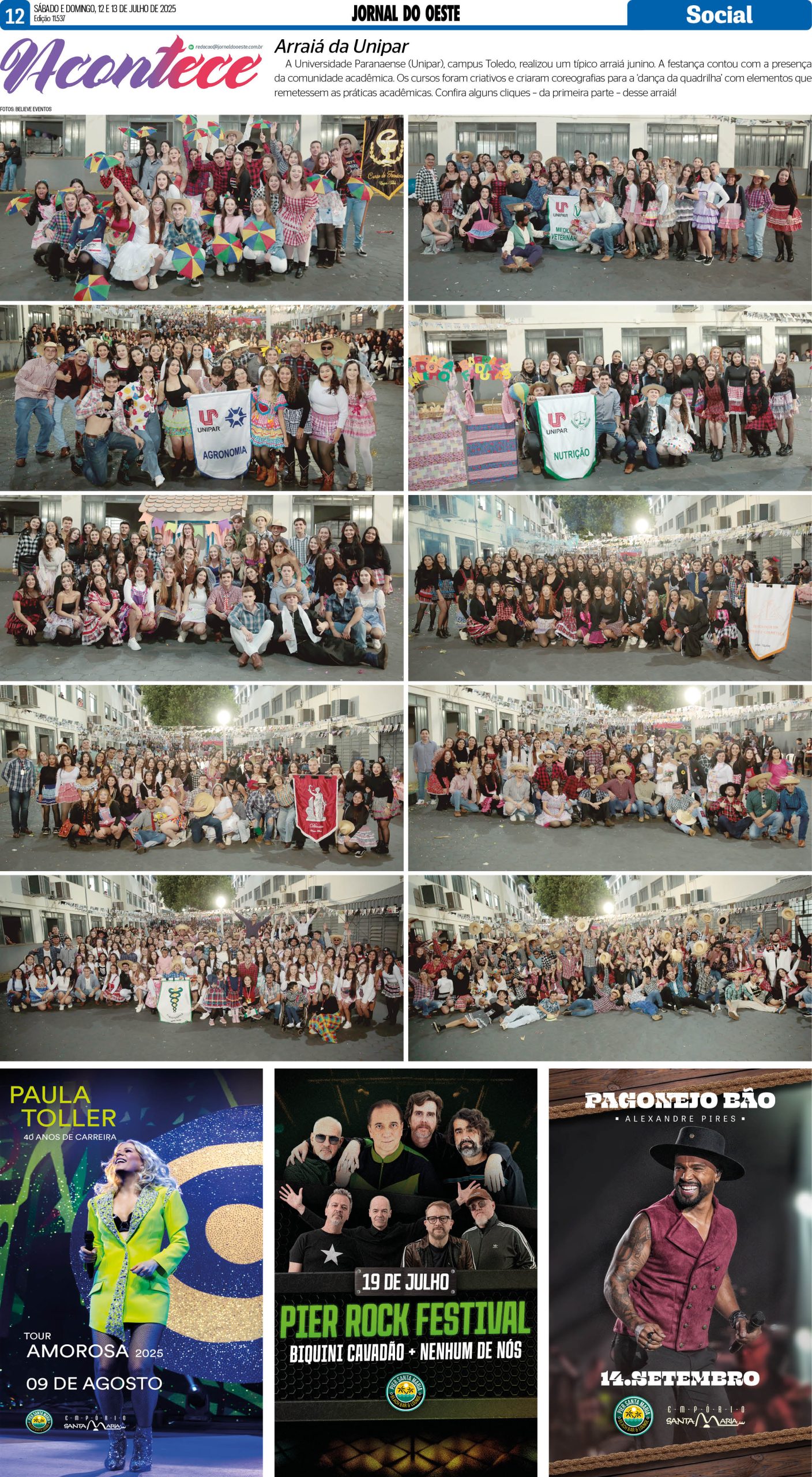 Acontece 12.07.2025
