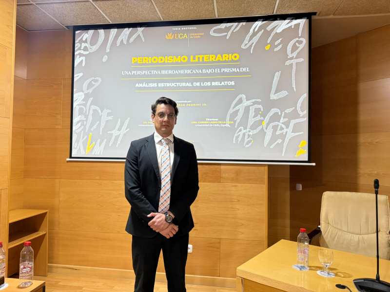 Docente é orientador da Agência Integrada de Comunicação (AGECIN) e leciona nos cursos de Publicidade e Propaganda e Design Gráfico crédito: Assessoria FAG Toledo