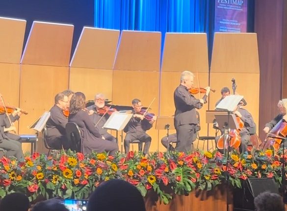 O Festival reúne mais de 300 músicos, professores e estudantes de diversas regiões do Brasil e do exterior Crédito: Franciele Mota