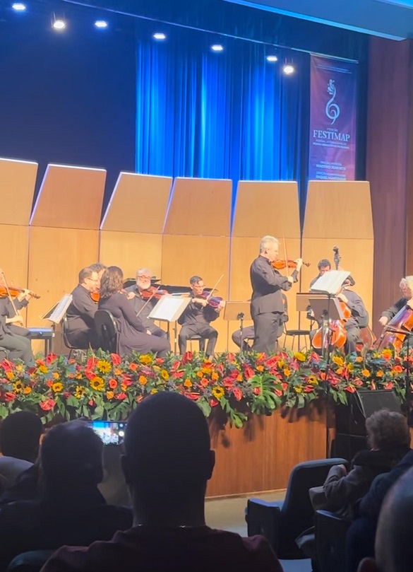O Festival reúne mais de 300 músicos, professores e estudantes de diversas regiões do Brasil e do exterior Crédito: Franciele Mota