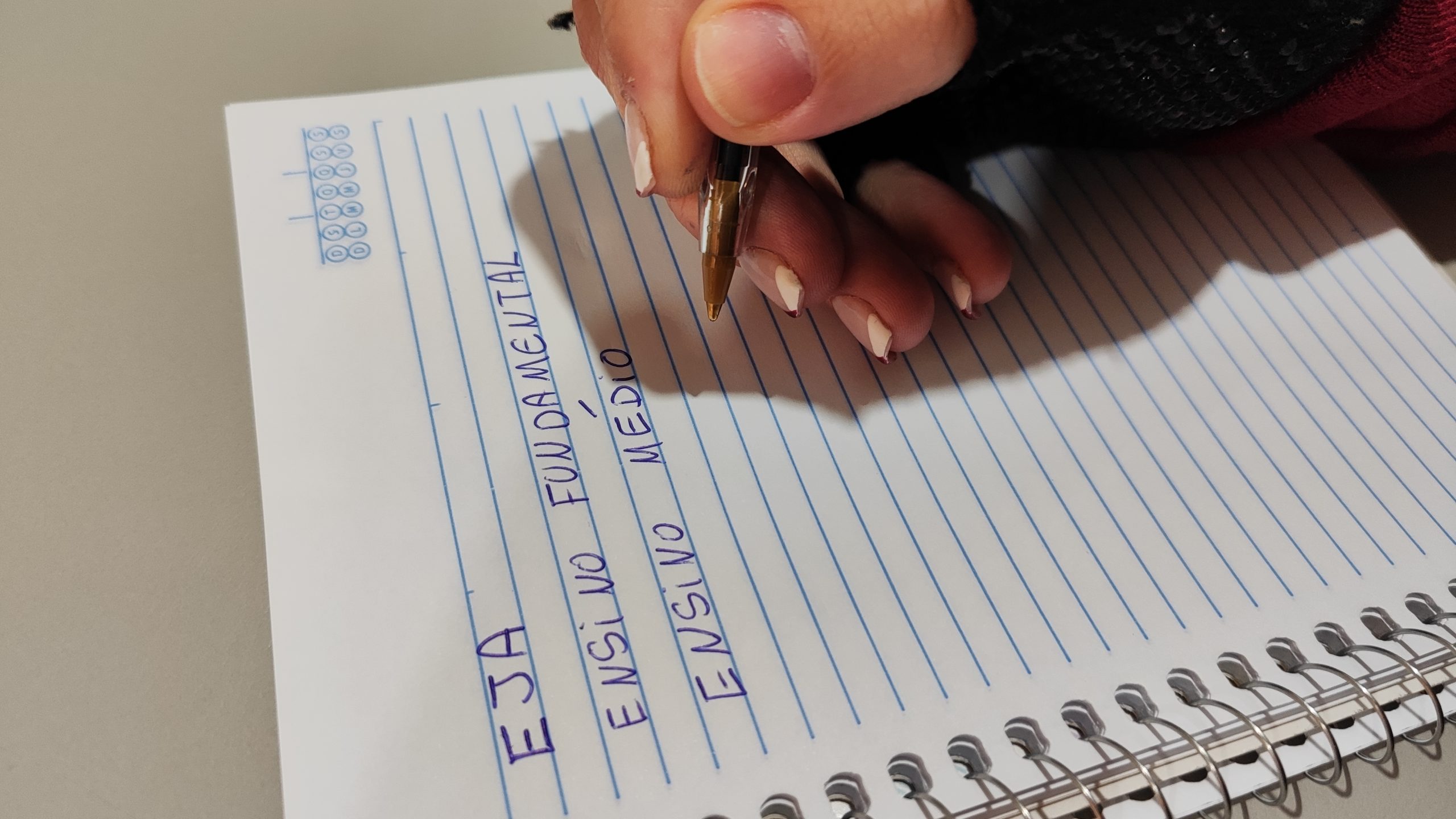 As vagas são para o Ensino Fundamental – anos finais (a partir de 15 anos completos) e Ensino Médio (a partir de 18 anos completos) Crédito: Janaí Vieira