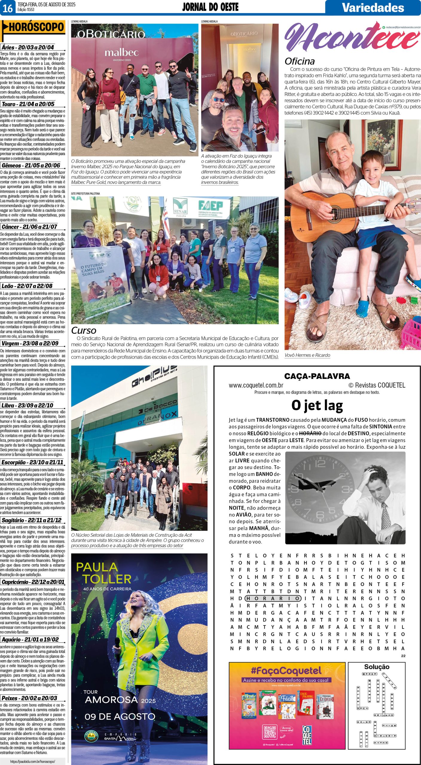 Acontece 05.08.2025