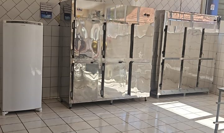 O refeitório será readequado enquanto a cozinha recebe melhorias Crédito: Janaí Vieira