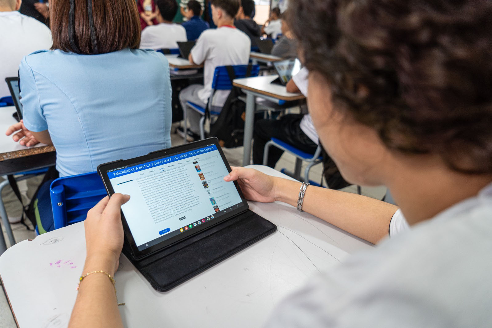 Maior número do Brasil: Paraná terá 2,1 mil alunos na nova etapa da Olimpíada de Inovação Crédito: Lucas Fermin/SEED-PR