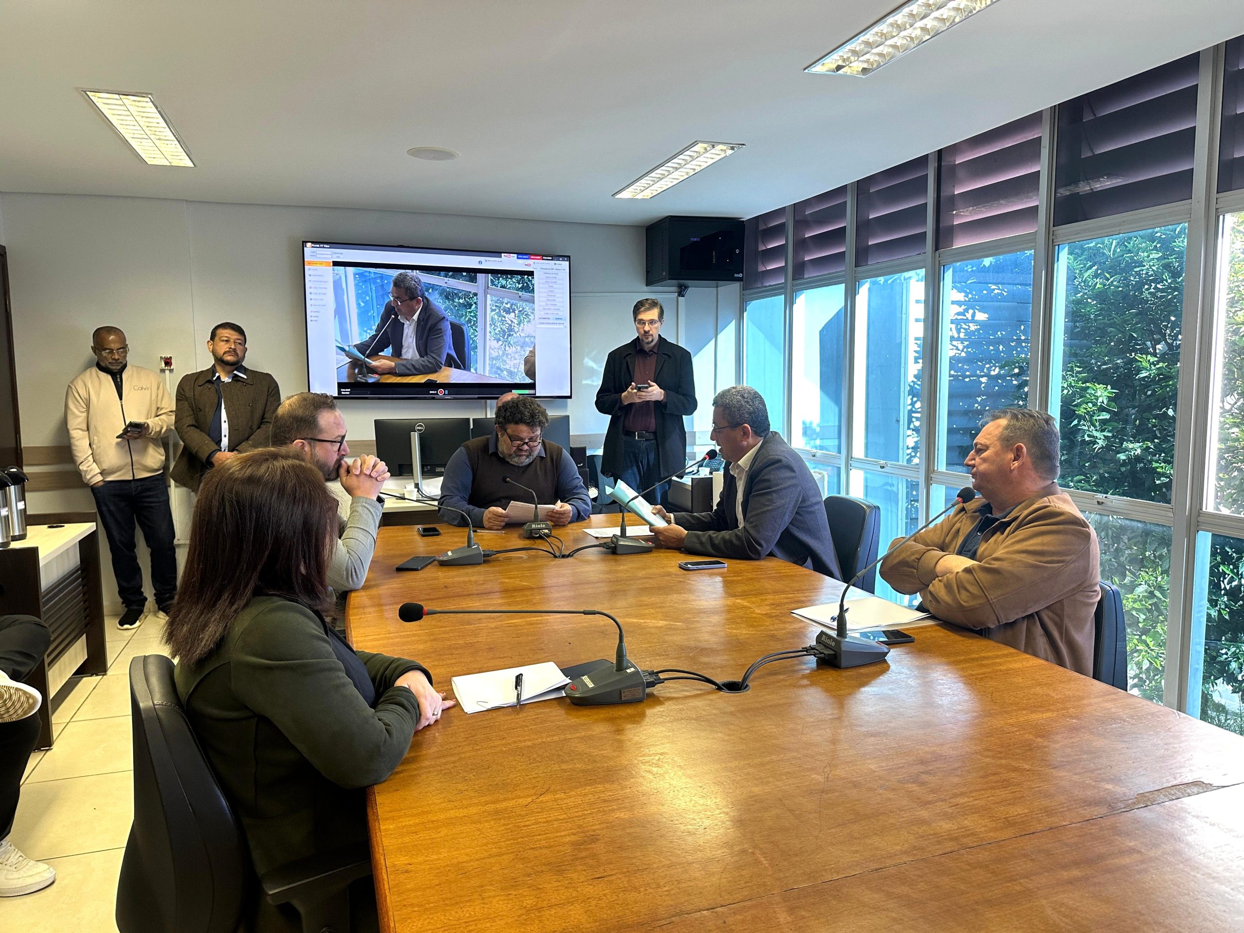 Reunião do Conselho de Ética e decoro parlamentar foi realizada nesta quarta-feira (13). Créditos: Assessoria da Câmara