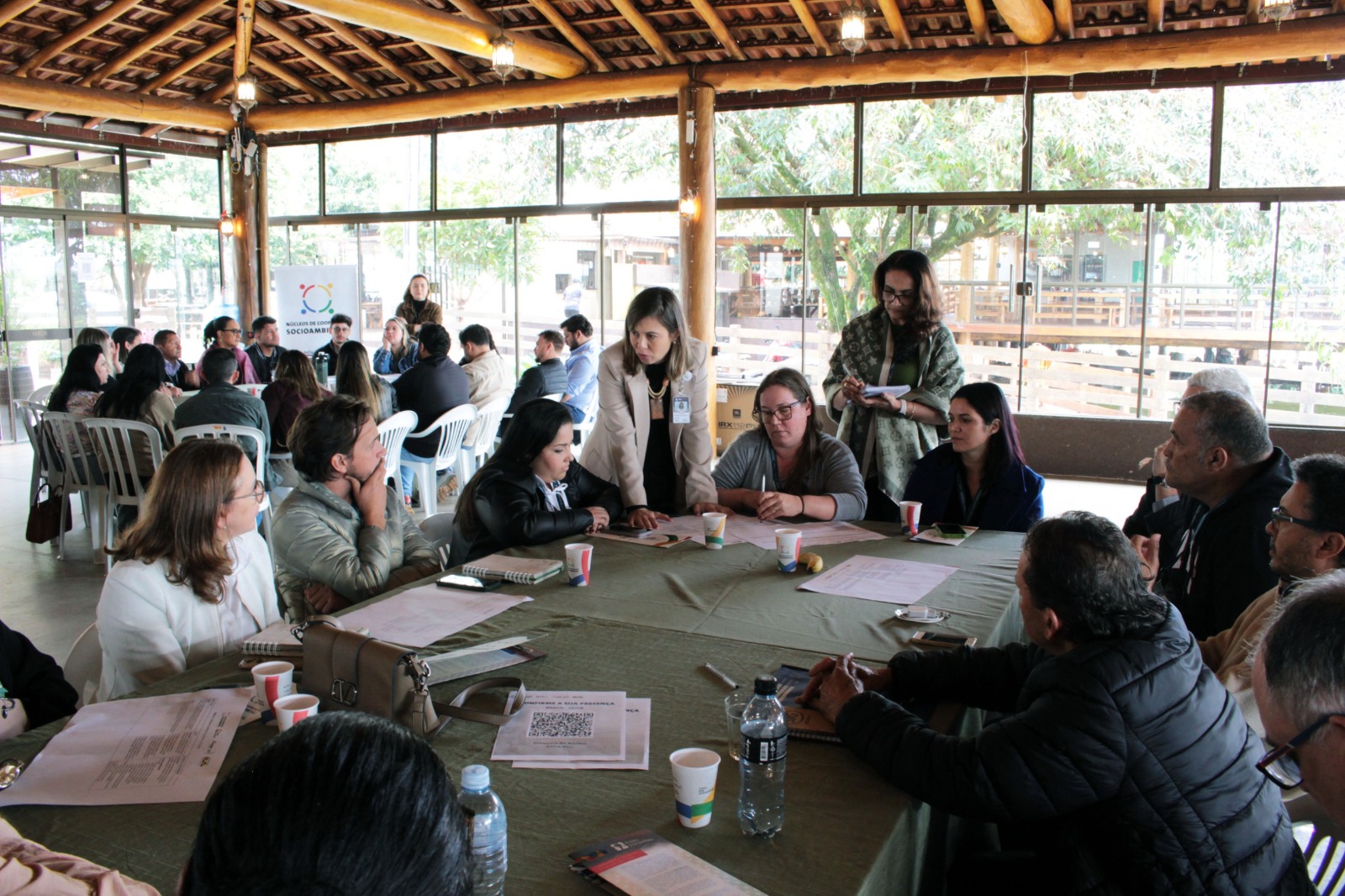 Paralelamente à formação, integrantes dos Núcleos realizaram atividades para a consolidação das atividades. Crédito: Welyton Manoel/Itaipu Parquetec