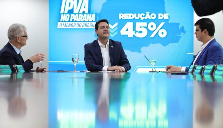 Com redução de 45%, Paraná terá menor alíquota de IPVA do Brasil em 2026 Crédito: Jonathan Campos/AEN