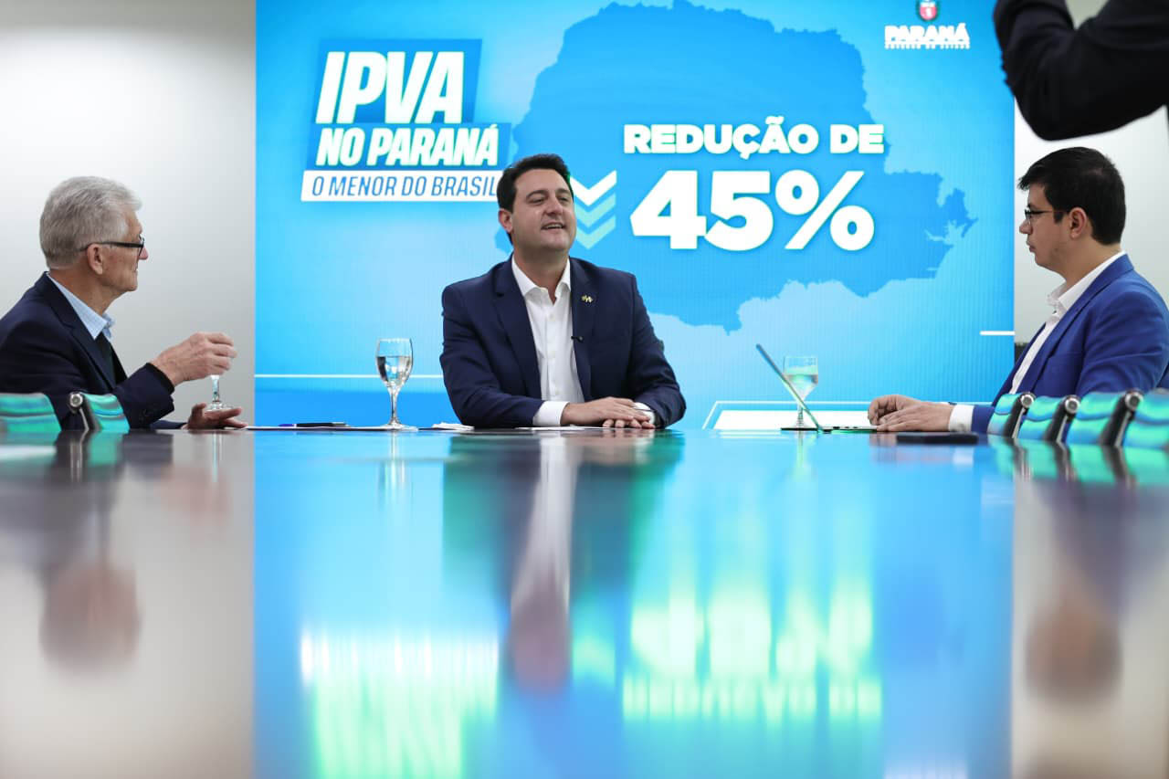 Com redução de 45%, Paraná terá menor alíquota de IPVA do Brasil em 2026 Crédito: Jonathan Campos/AEN